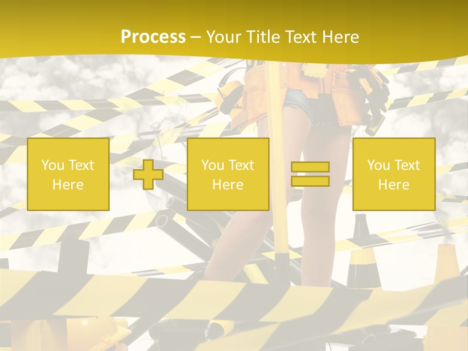 Belt Hard Worker PowerPoint Template