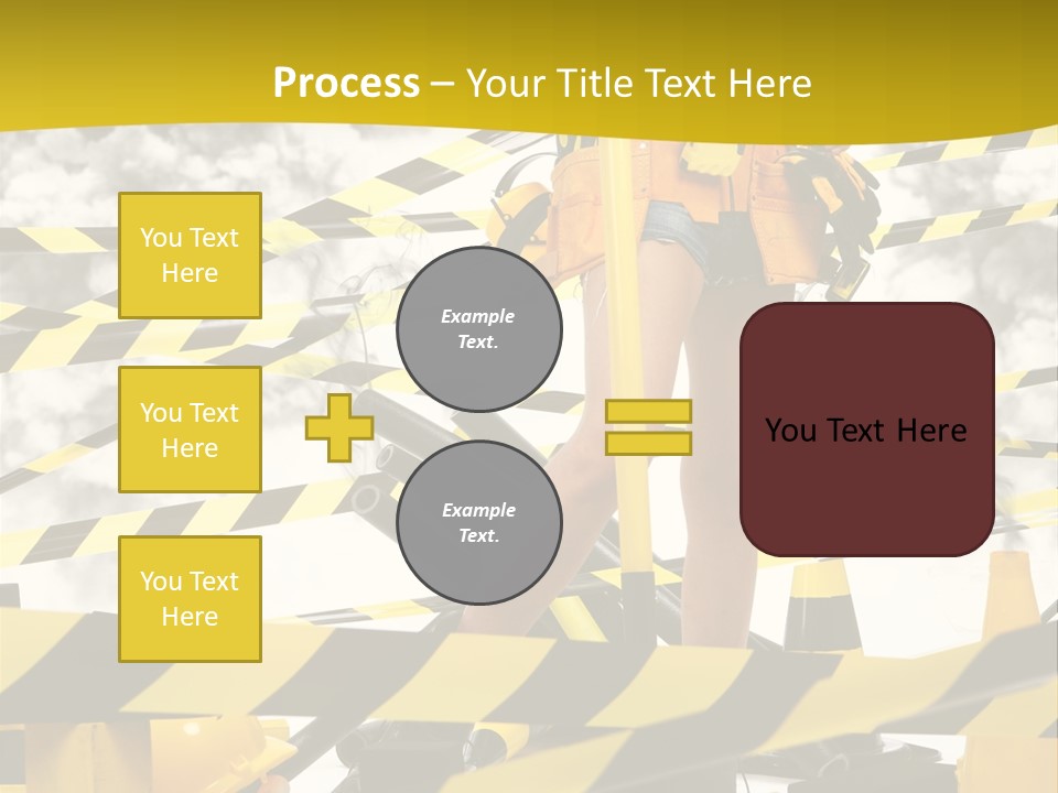 Belt Hard Worker PowerPoint Template