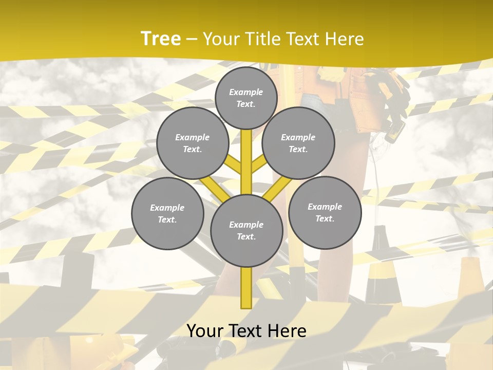 Belt Hard Worker PowerPoint Template