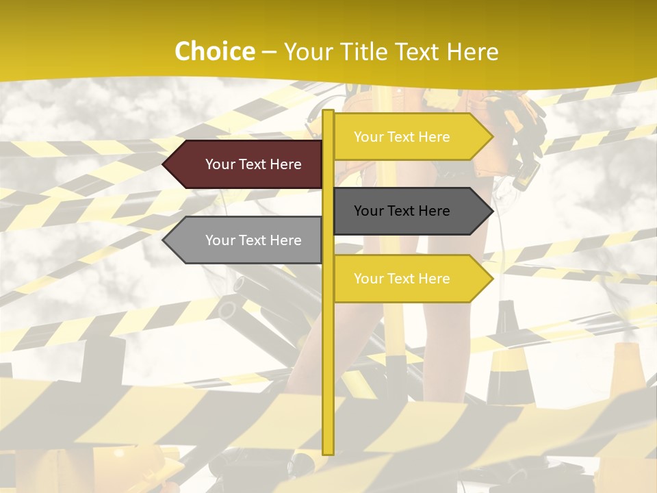 Belt Hard Worker PowerPoint Template