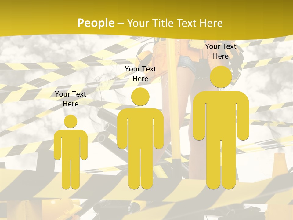 Belt Hard Worker PowerPoint Template