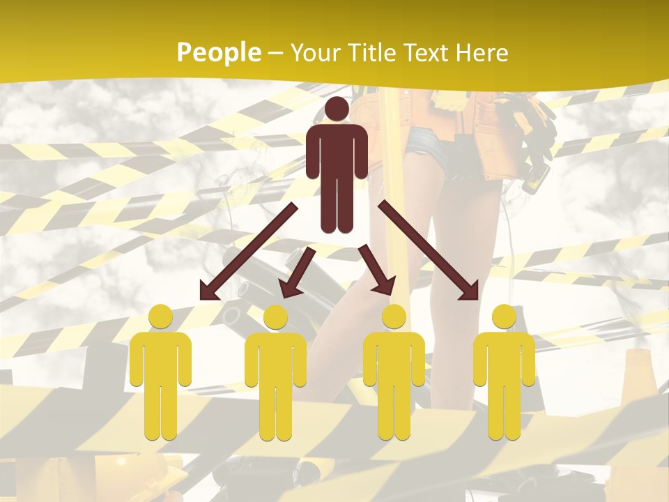 Belt Hard Worker PowerPoint Template