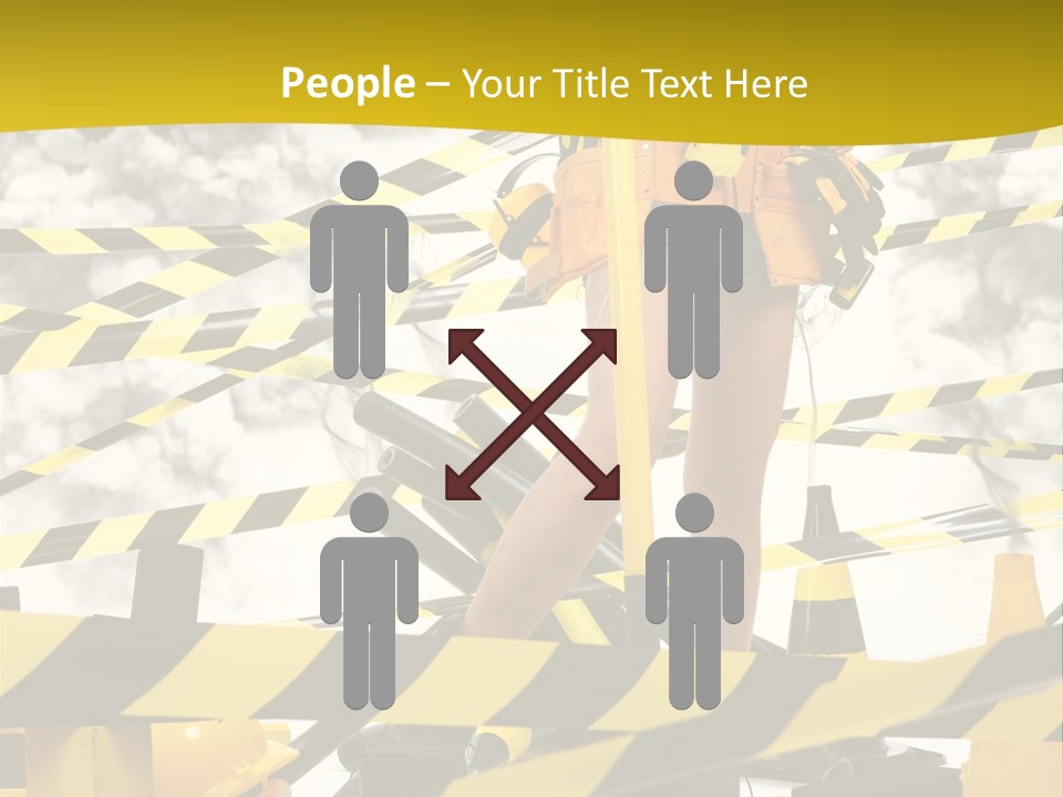 Belt Hard Worker PowerPoint Template