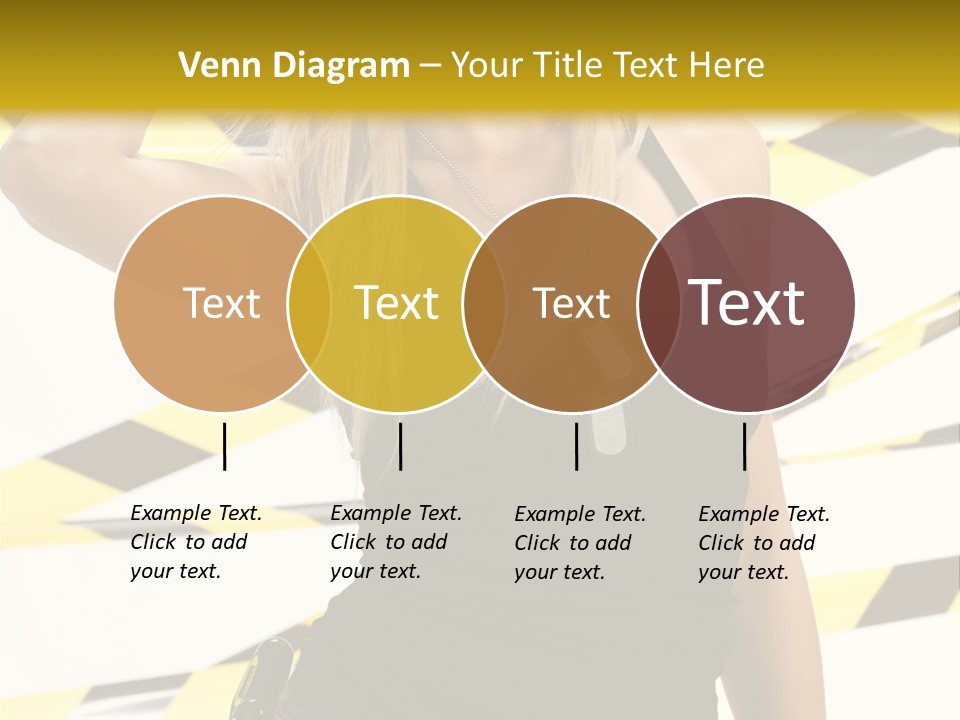 Female Blonde Sexy PowerPoint Template