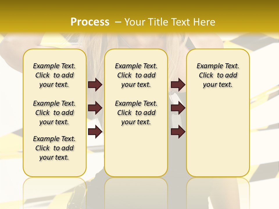Female Blonde Sexy PowerPoint Template