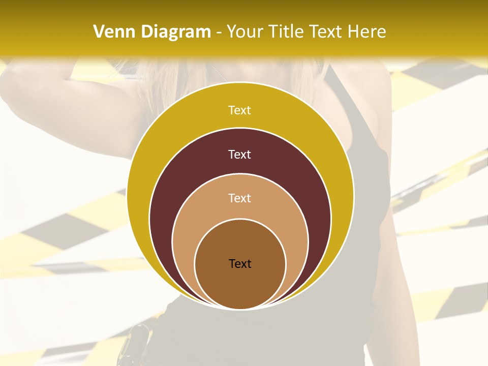 Female Blonde Sexy PowerPoint Template