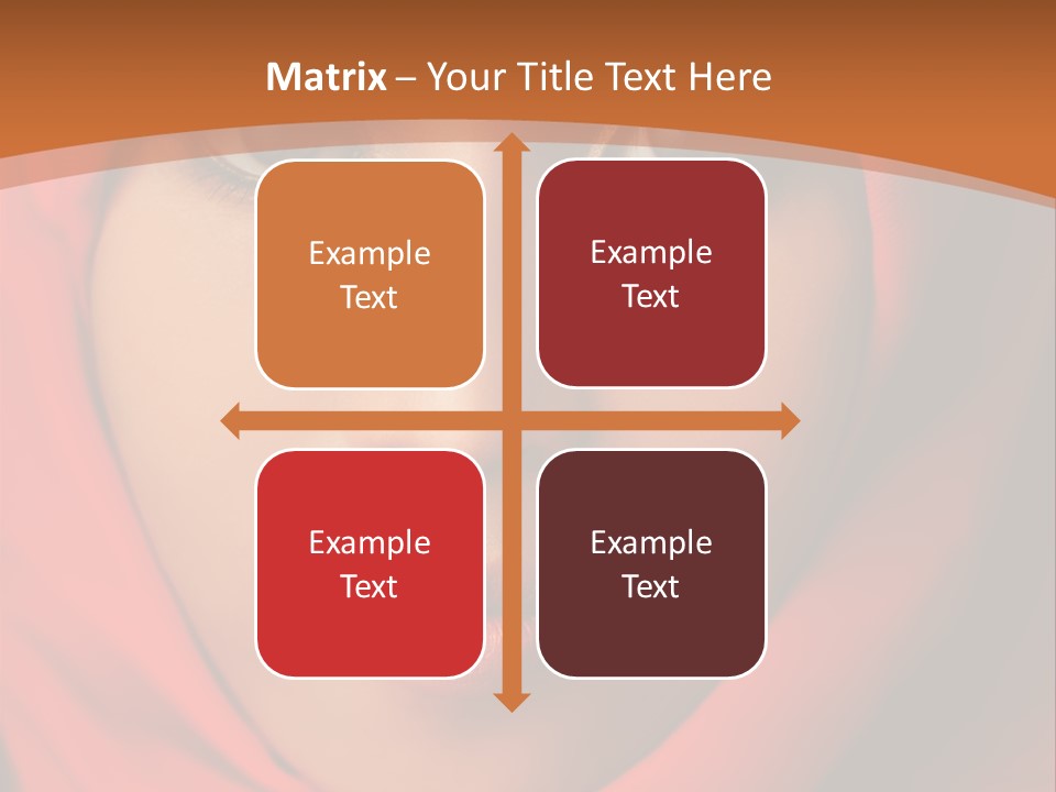 A Woman In A Red Hijab Powerpoint Presentation PowerPoint Template