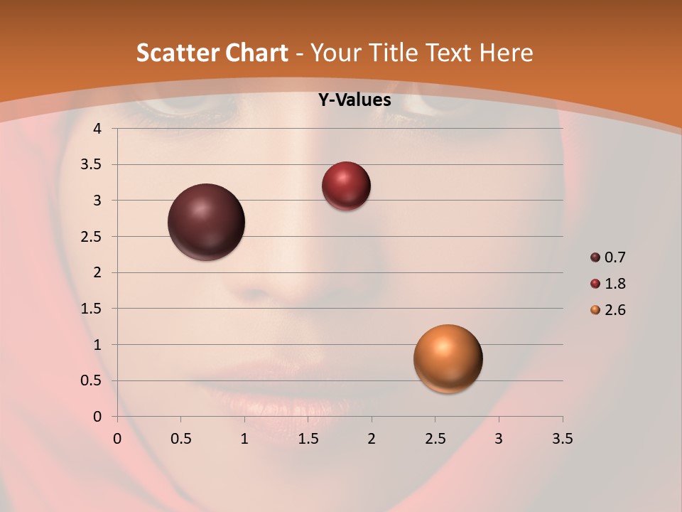 A Woman In A Red Hijab Powerpoint Presentation PowerPoint Template