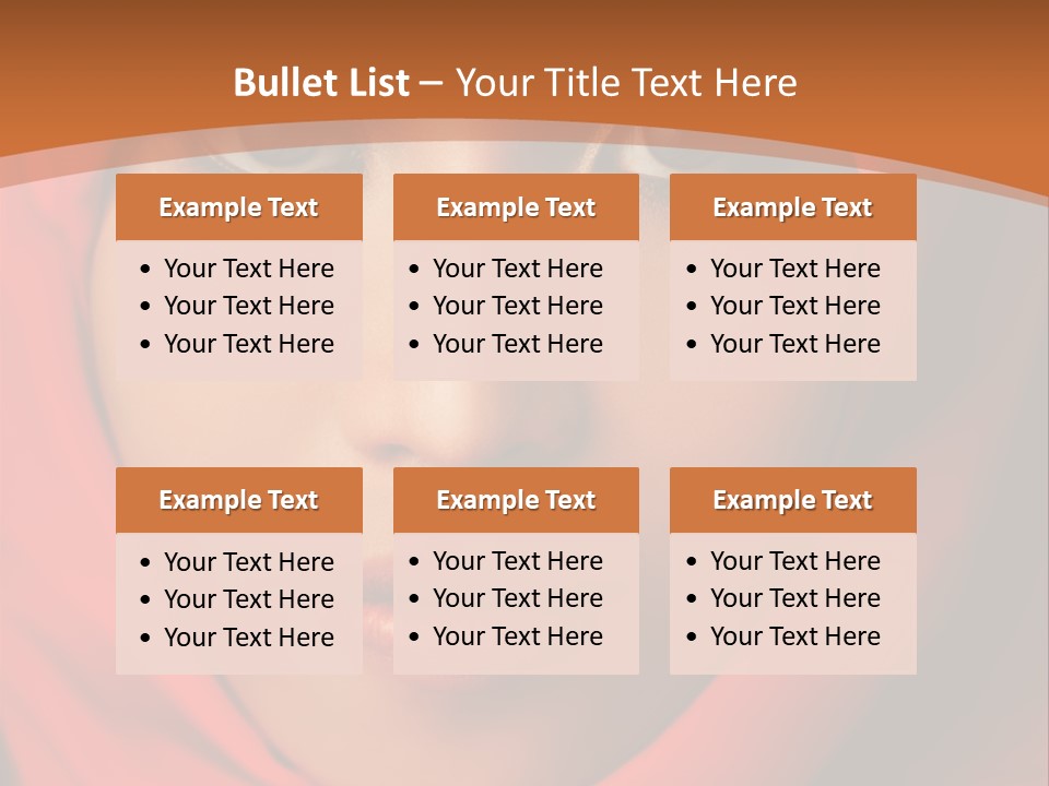 A Woman In A Red Hijab Powerpoint Presentation PowerPoint Template