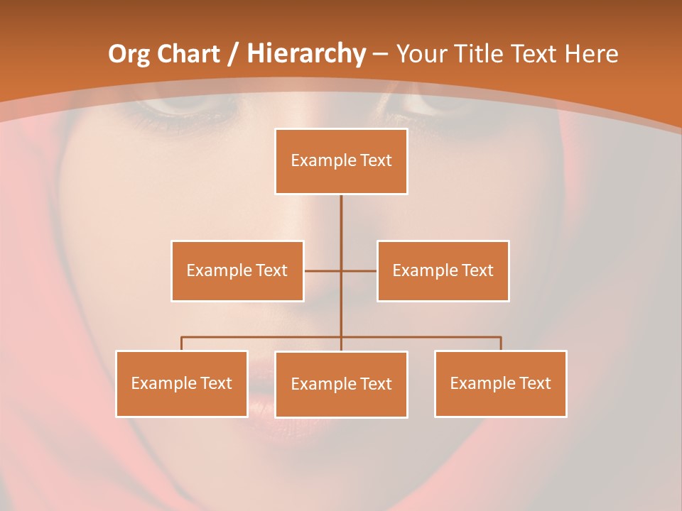 A Woman In A Red Hijab Powerpoint Presentation PowerPoint Template