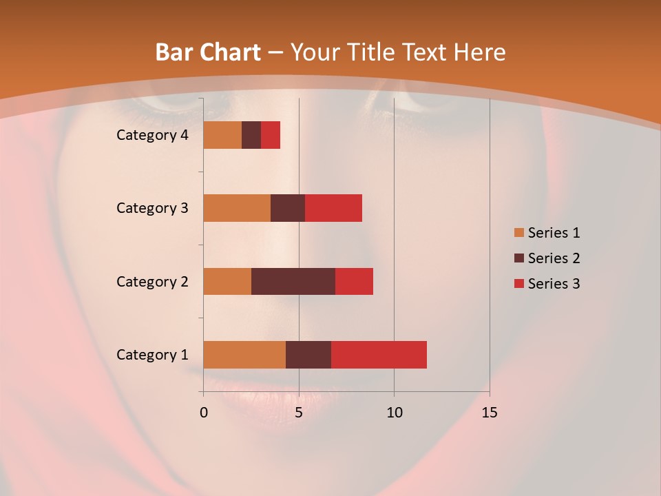 A Woman In A Red Hijab Powerpoint Presentation PowerPoint Template