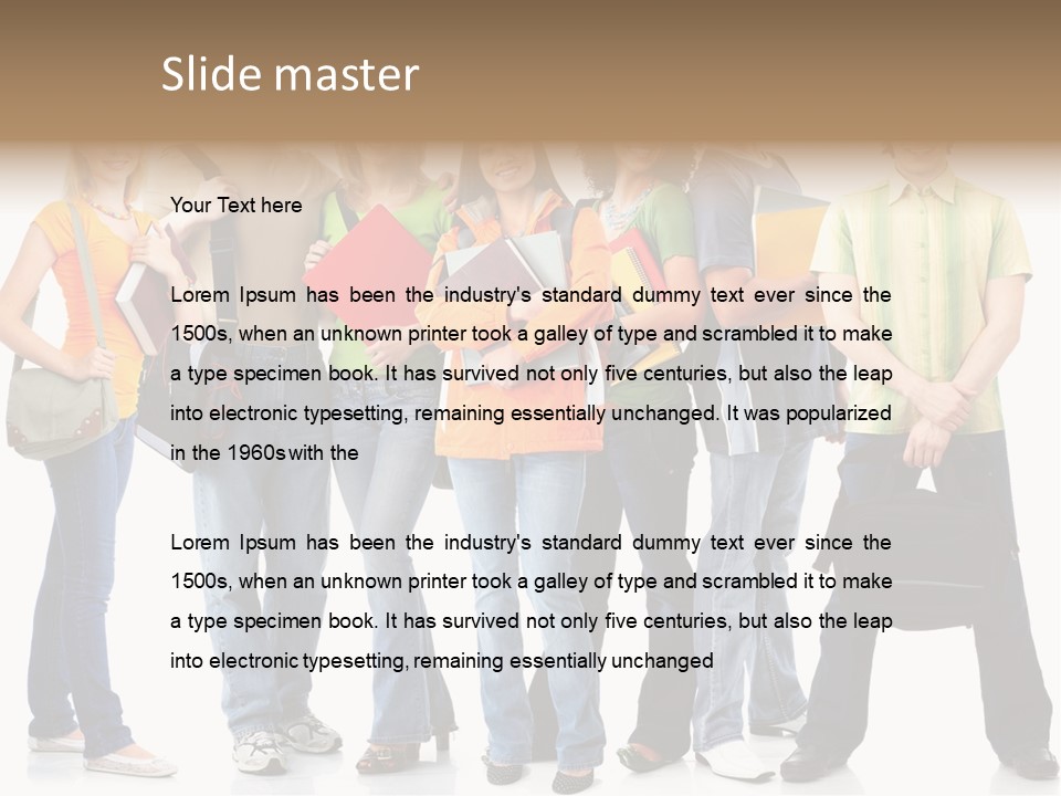 Beautiful School Book PowerPoint Template