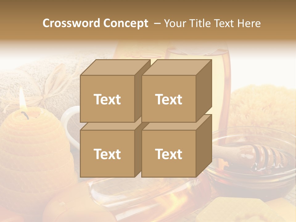 Care Natural Oils PowerPoint Template