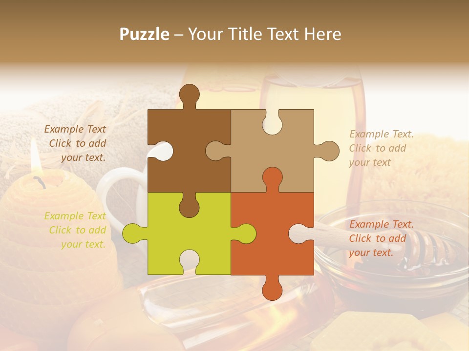 Care Natural Oils PowerPoint Template