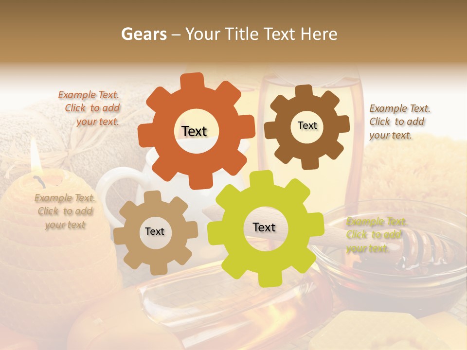 Care Natural Oils PowerPoint Template