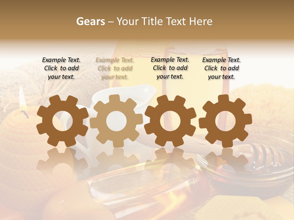 Care Natural Oils PowerPoint Template