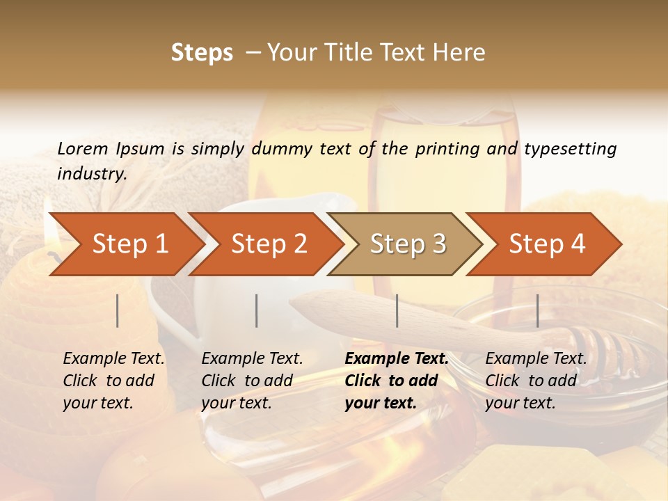 Care Natural Oils PowerPoint Template