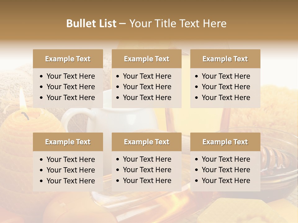 Care Natural Oils PowerPoint Template