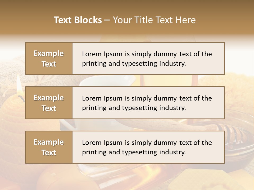 Care Natural Oils PowerPoint Template