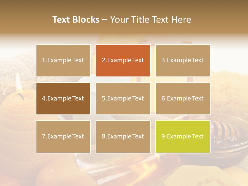 Care Natural Oils PowerPoint Template