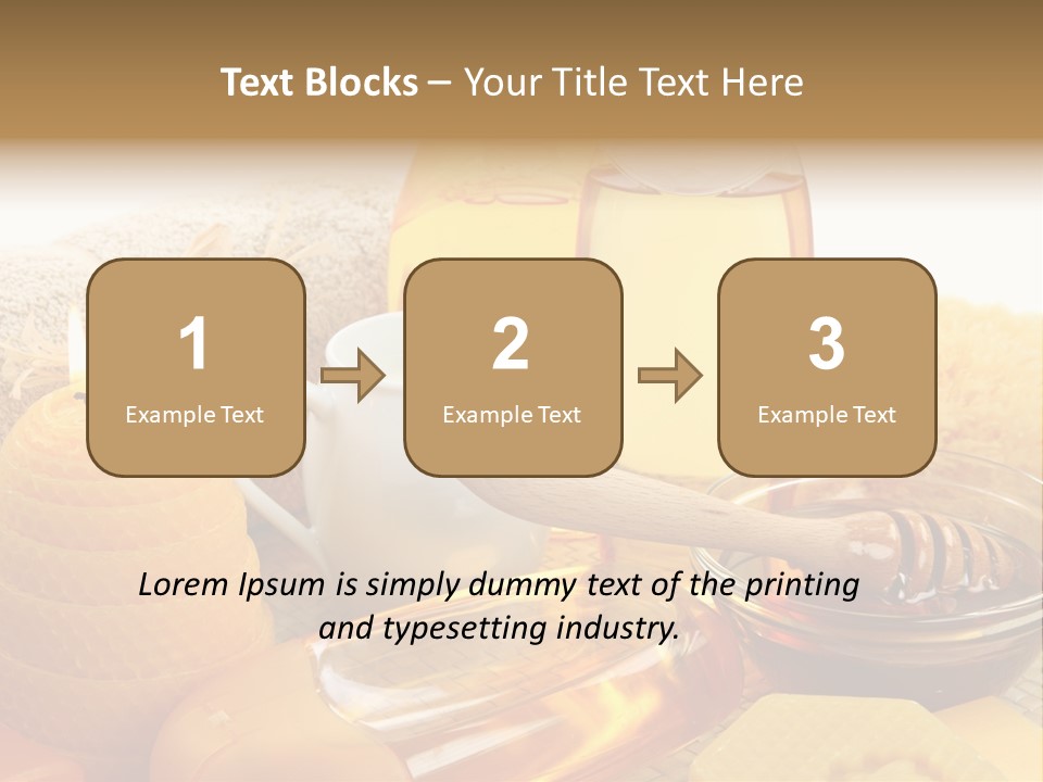 Care Natural Oils PowerPoint Template