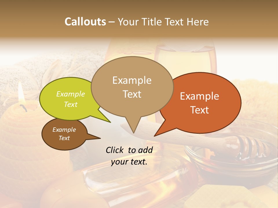 Care Natural Oils PowerPoint Template