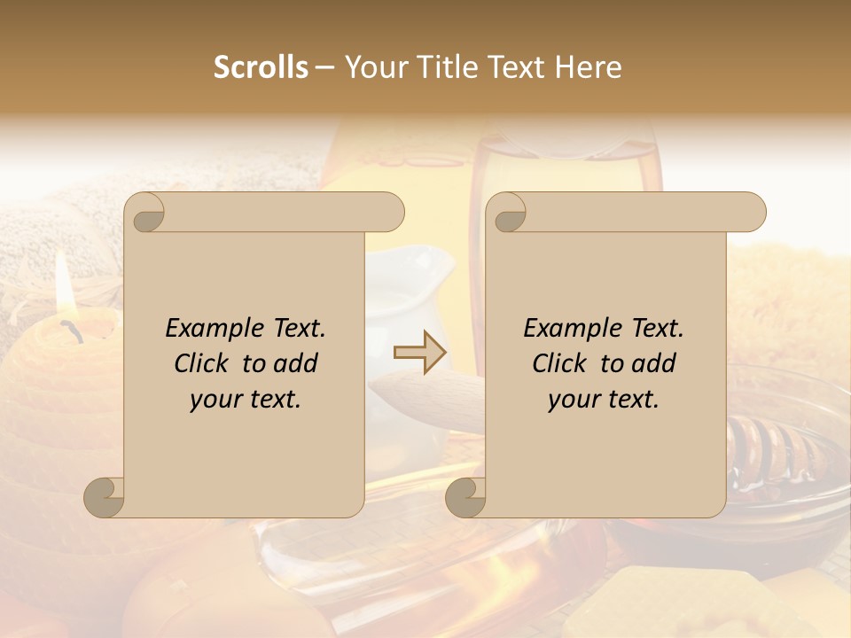 Care Natural Oils PowerPoint Template