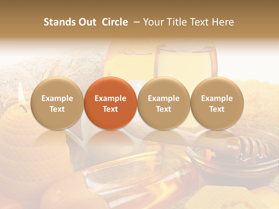 Care Natural Oils PowerPoint Template