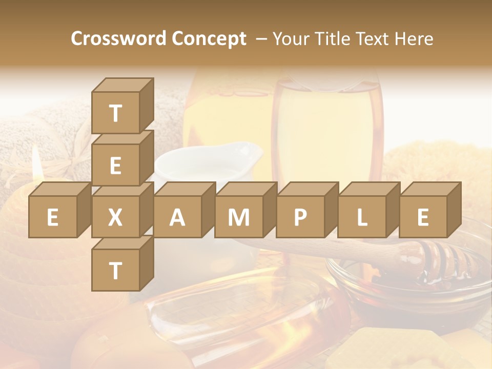 Care Natural Oils PowerPoint Template