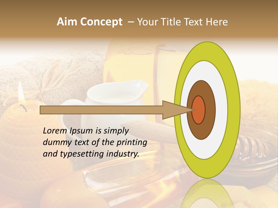 Care Natural Oils PowerPoint Template