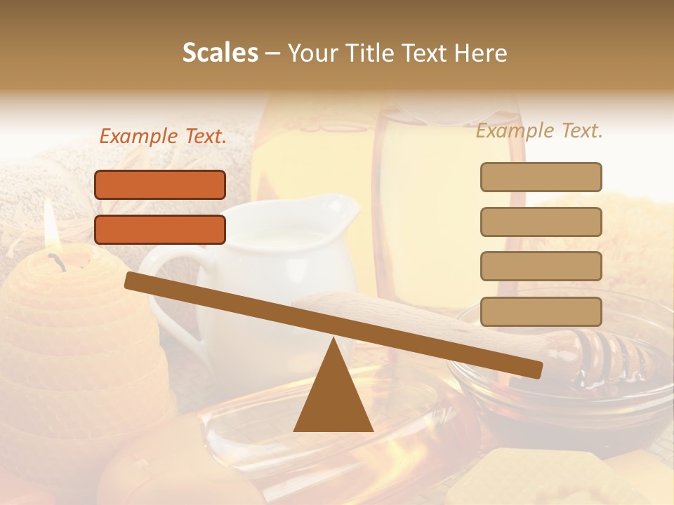 Care Natural Oils PowerPoint Template