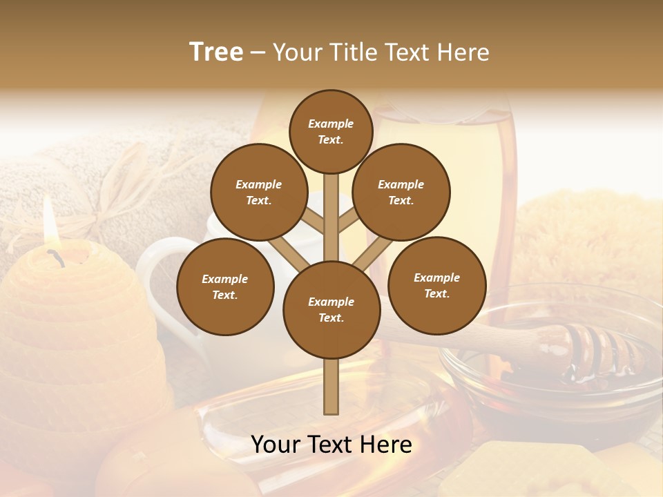 Care Natural Oils PowerPoint Template