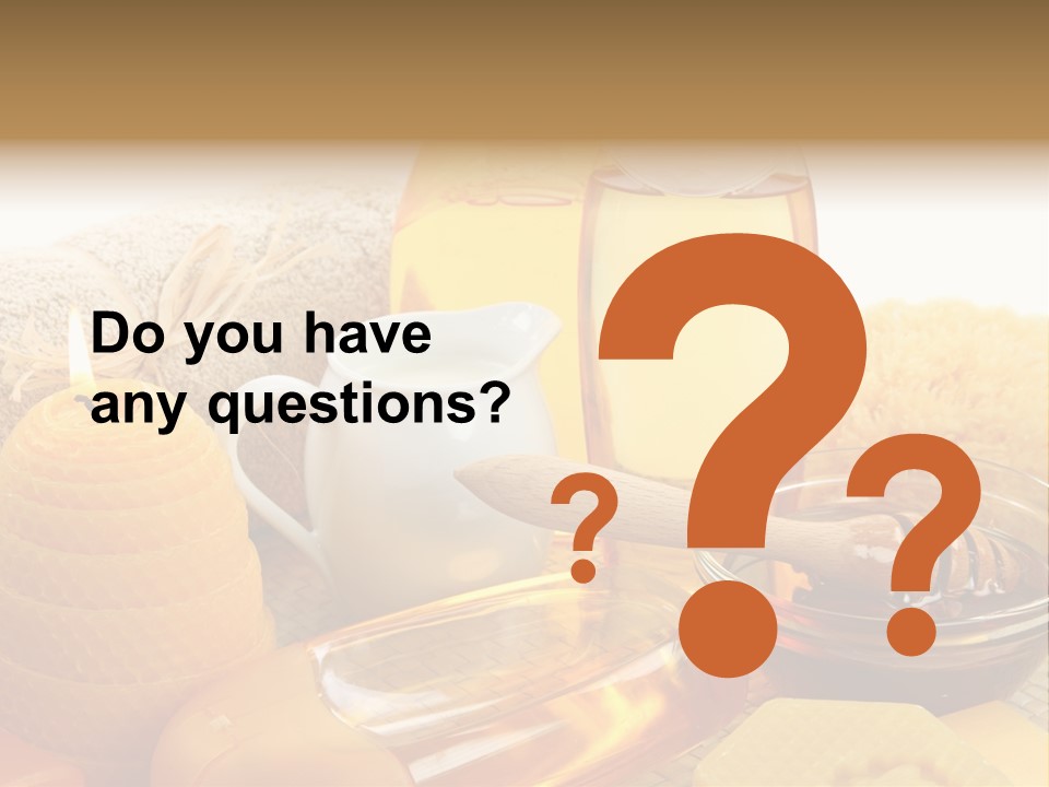 Care Natural Oils PowerPoint Template