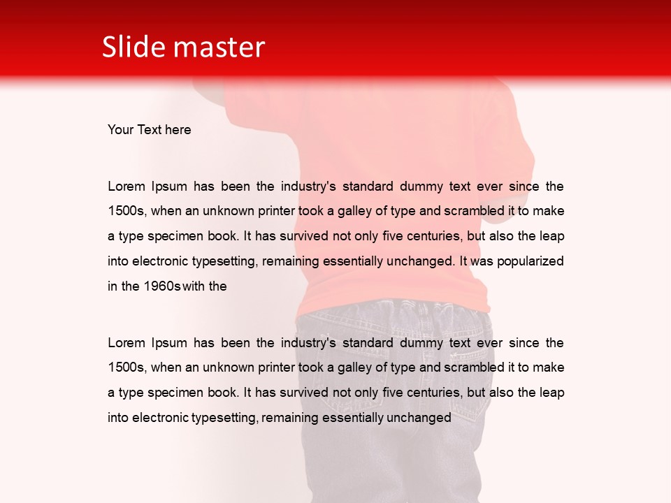 Childhood Object Pencil PowerPoint Template