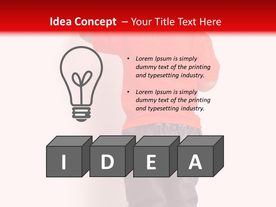 Childhood Object Pencil PowerPoint Template