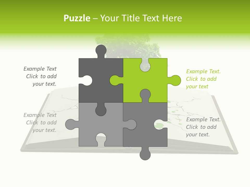 Cover Tree Literature PowerPoint Template