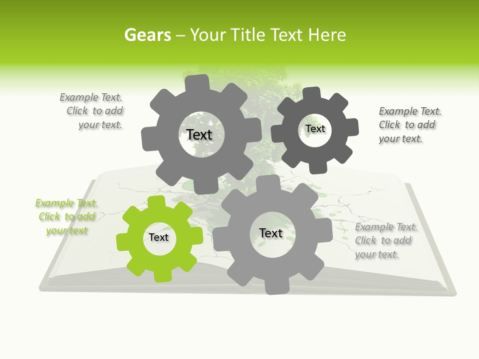 Cover Tree Literature PowerPoint Template