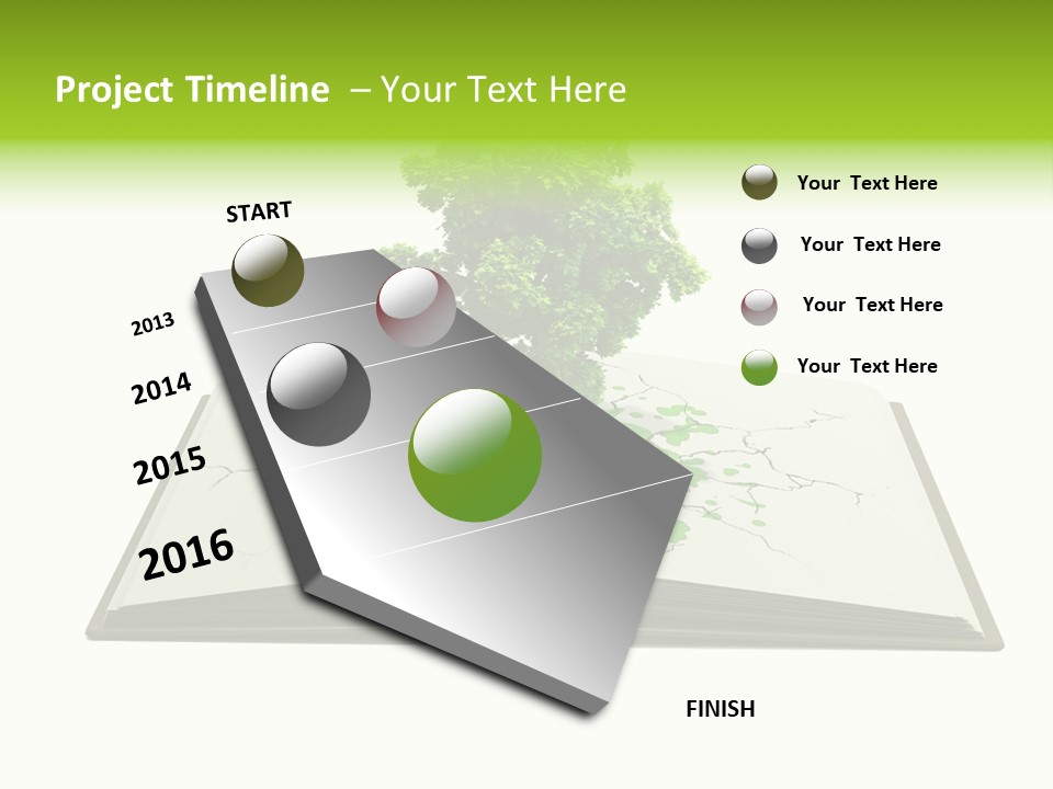 Cover Tree Literature PowerPoint Template