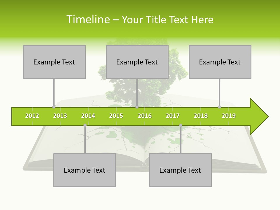 Cover Tree Literature PowerPoint Template