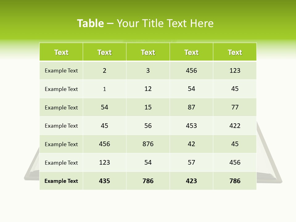 Cover Tree Literature PowerPoint Template