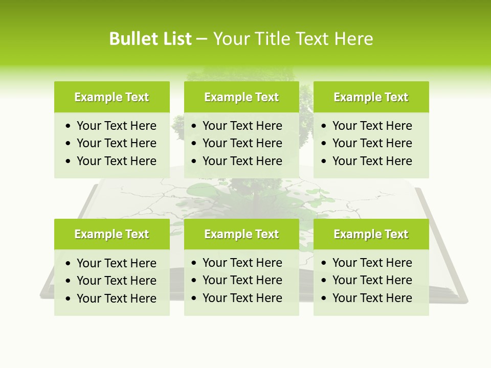 Cover Tree Literature PowerPoint Template