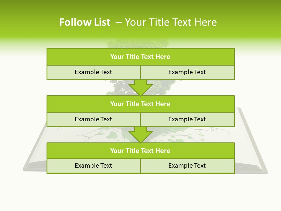 Cover Tree Literature PowerPoint Template