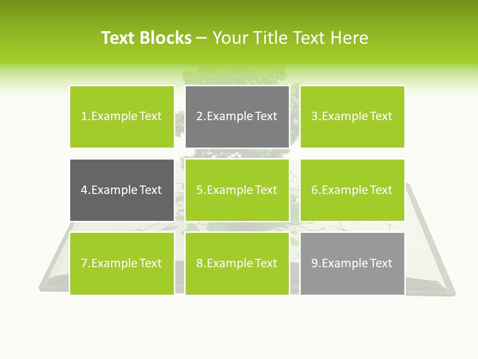 Cover Tree Literature PowerPoint Template