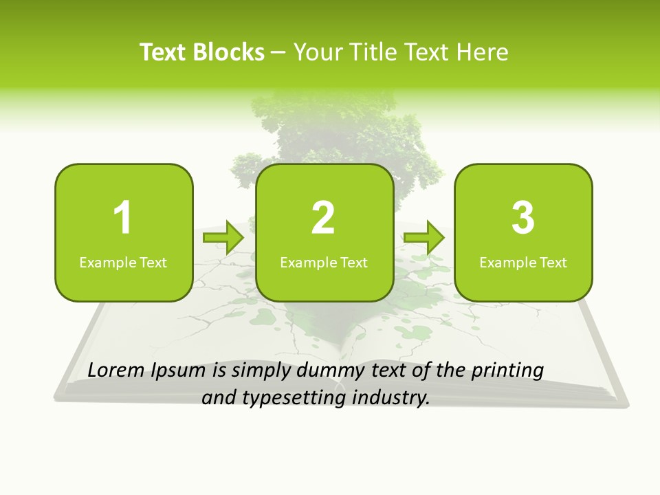 Cover Tree Literature PowerPoint Template