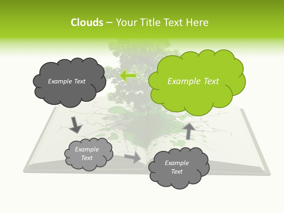 Cover Tree Literature PowerPoint Template