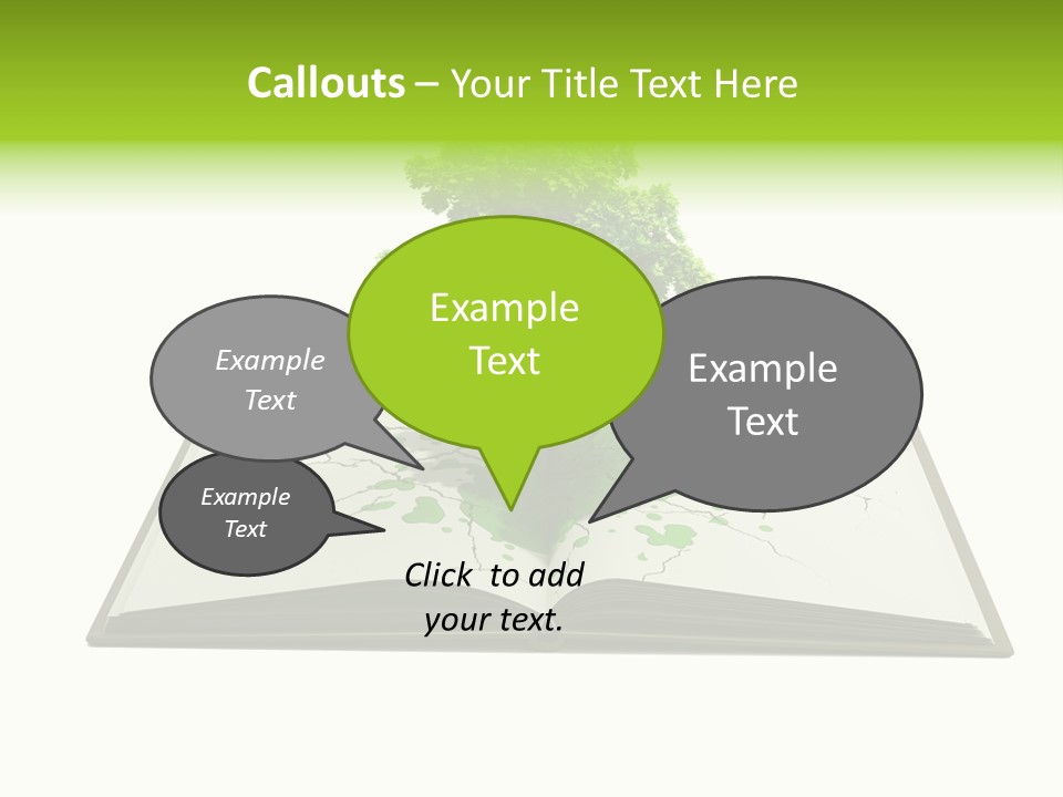 Cover Tree Literature PowerPoint Template