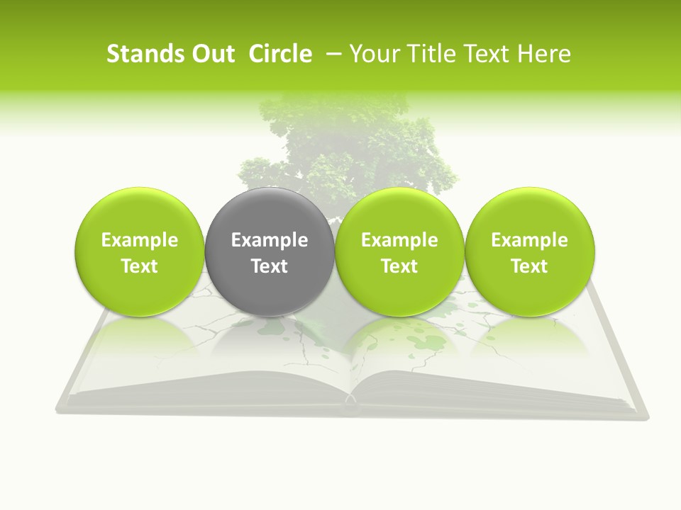 Cover Tree Literature PowerPoint Template
