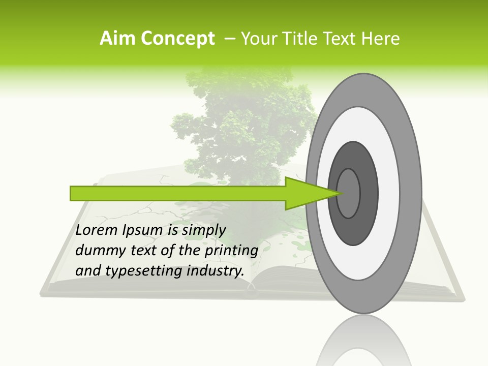 Cover Tree Literature PowerPoint Template