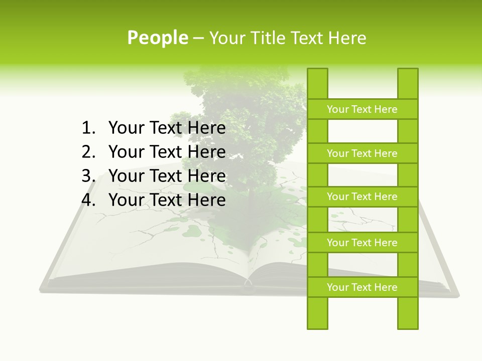 Cover Tree Literature PowerPoint Template