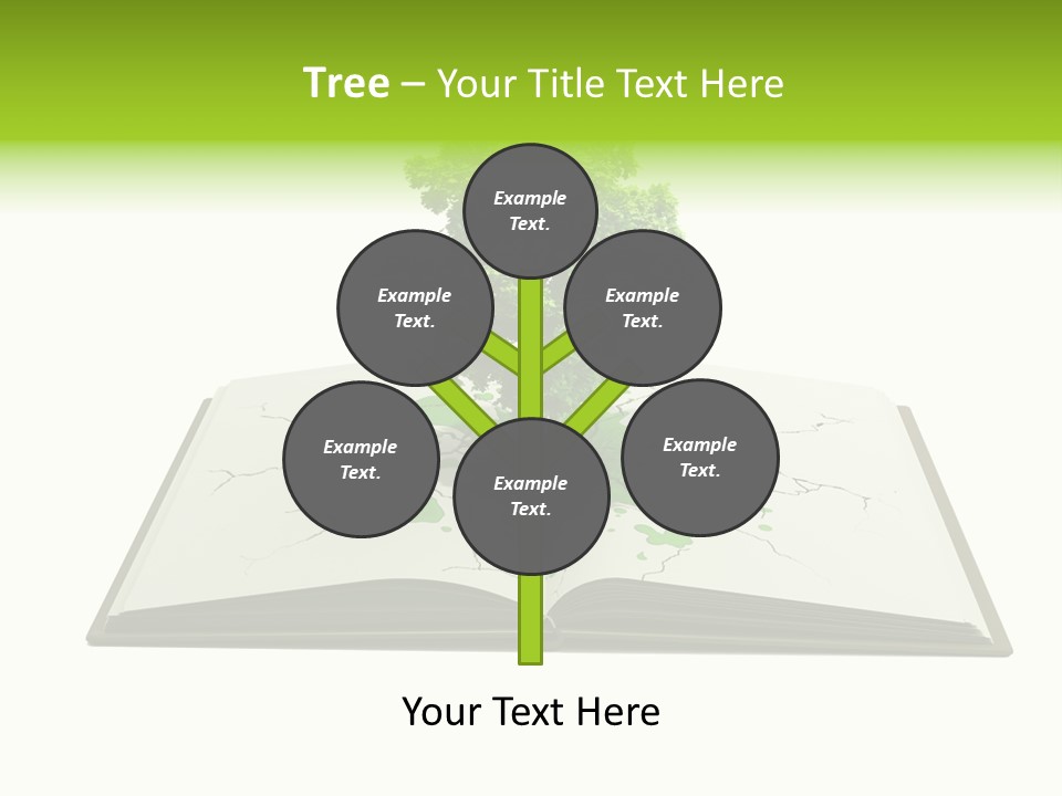 Cover Tree Literature PowerPoint Template